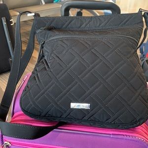 Vera Bradley triple zip crossbody / shoulder bag